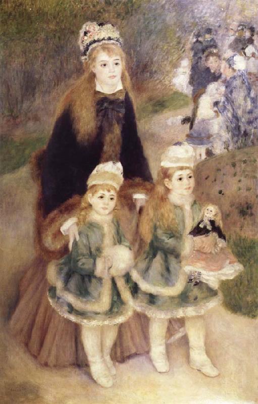 Mother and Children, Pierre-Auguste Renoir